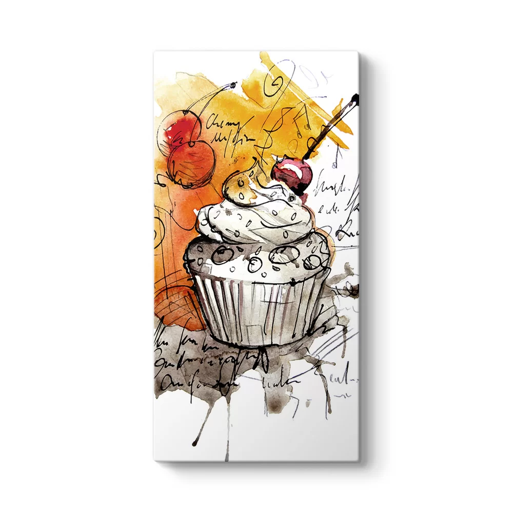 Cupcake Çizim Tablosu - Model 7